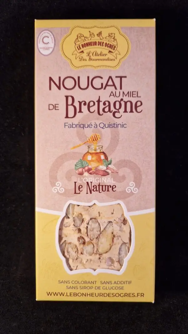 Nougat au miel nature